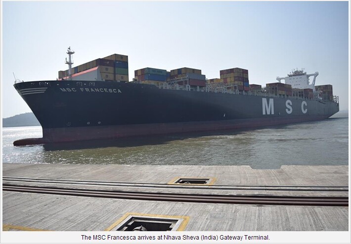 DP World Nhava Sheva handles JNPT's largest ship to date
